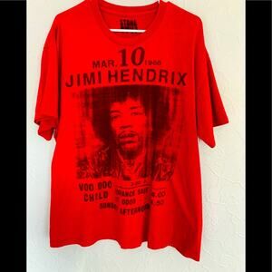Y2K JIMI HENDRIX STONE FREE BRAND GRAPHIC SHIRT SIZE XL